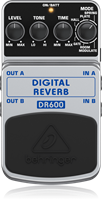 Behringer DR600 Digital Reverb effectpedaal  -  Digital Stereo Reverb Effects Pedal.   